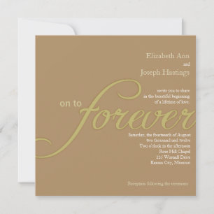 Forever love invitation