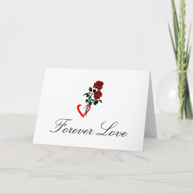 Forever Love Note Card (Front)