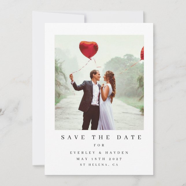 Forever Love, save the date, announcement (Front)