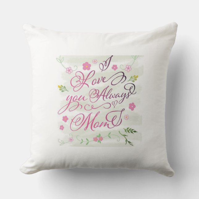  Forever Love: Throw Pillow for Mum (Front)