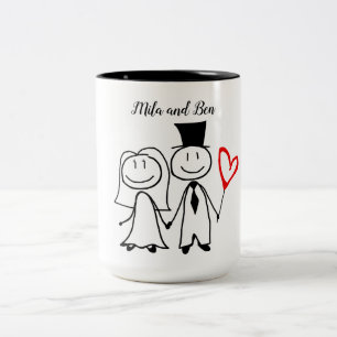 Forever love Two-Tone coffee mug