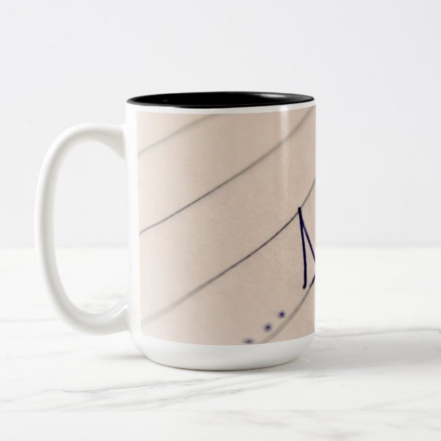 Forever love Two-Tone coffee mug (Left)
