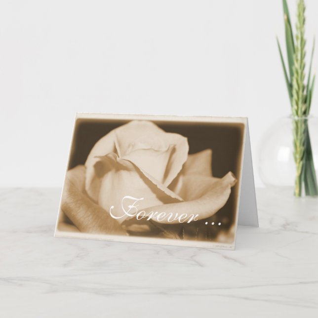 Forever Love  valentine Card (Front)