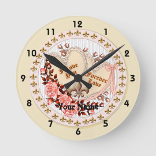 Forever Love wedding  clock