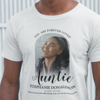 Forever Loved Auntie | Photo Memorial T-Shirt