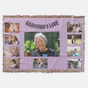 Forever Loved Grandma Throw Blanket