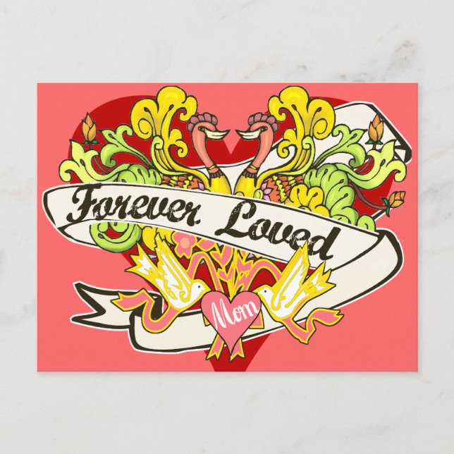 Forever Loved  Mother's Day Postcard (Front)