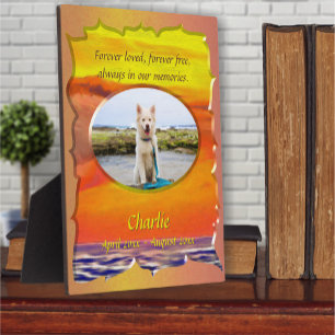 Forever Loved Pet Memorial 2443 Plaque