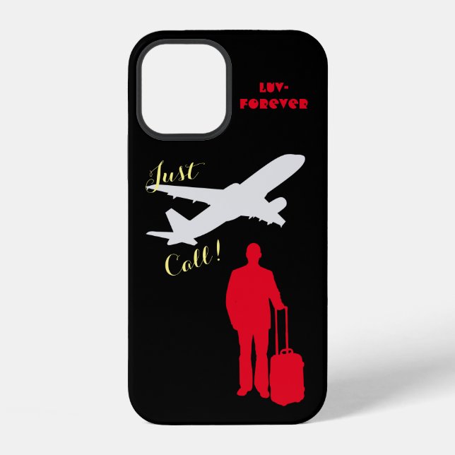 Forever Luv Black iPhone Case (Back)