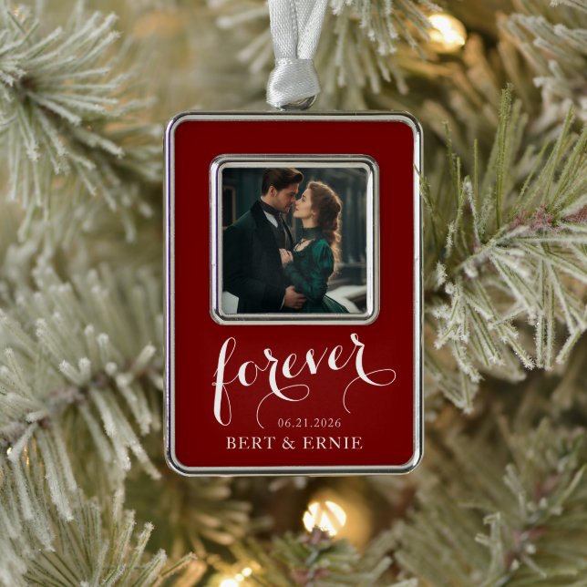 Forever Memory Vertical Framed Ornament (Tree)