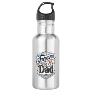 Forever My Dad Vintage Engraving Father’s Day Shir 532 Ml Water Bottle