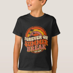 Forever on summer break est 2026 retro beach T-Shirt