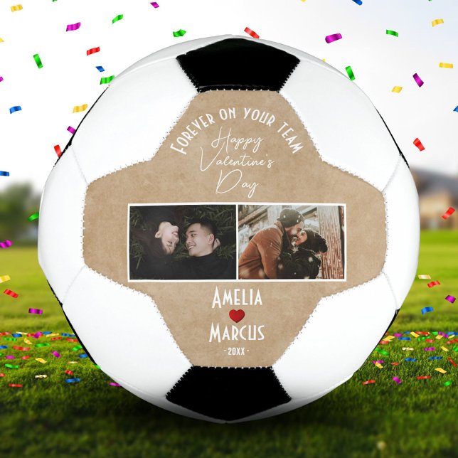 Forever on your team Valentine's Day 2 Photos  Soccer Ball (Creator Uploaded)