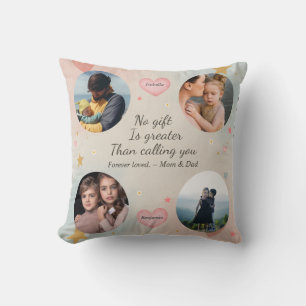 Forever Our Little Ones – Custom 4-Photo Tribute  Cushion