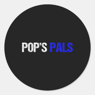 Forever Pop39s Pals Classic Round Sticker