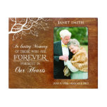 Forever Present Walnut 8x10 Memorial Picture Frame<br><div class="desc">LifeSong Milestones offers a large selection of memorial sympathy picture frames in different colours with many verses to suit each individuals taste. Make any day even more complete from beginning to end by including the perfect remembrance memorial gift. We have created a memorial picture frames that you will cherish for...</div>