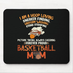 Forever Proud Bysketbyll Mum Mouse Pad