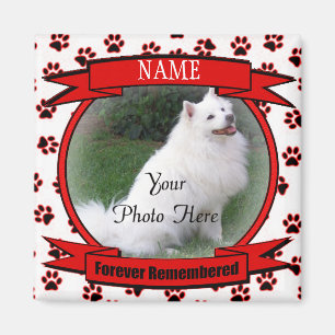 Forever Remembered Dog or Cat Keepsake Memorial Magnet
