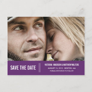 FOREVER SAVE THE DATE ANNOUNCEMENT POSTCARD