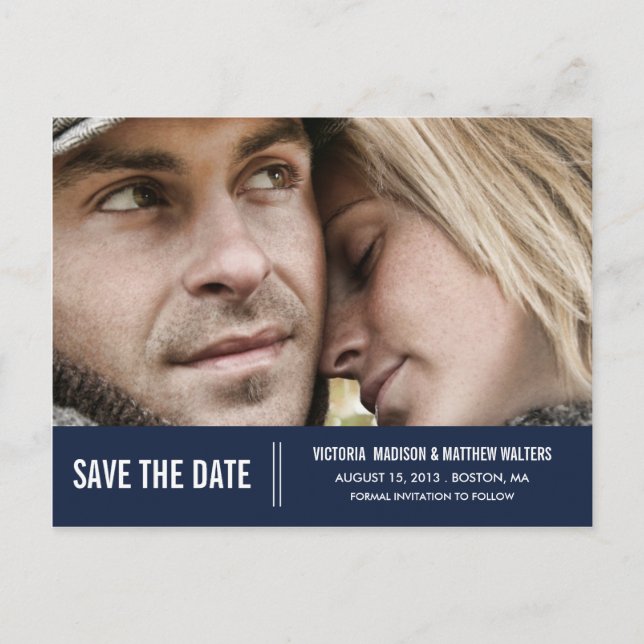 FOREVER | SAVE THE DATE ANNOUNCEMENT POSTCARD (Front)