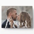 FOREVER Script Easel Back Photo Frameless