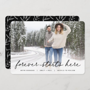 Forever Starts Here   Photo Engagement Announcement