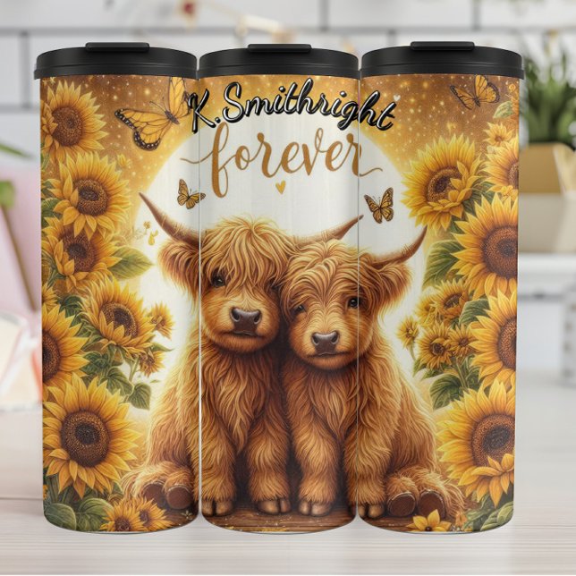 Forever Two Cows Thermal Tumbler (Creator Uploaded)