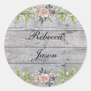 Forever Two Hearts - One Love Classic Round Sticker