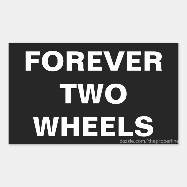 Forever Two Wheels Stickers (Front)