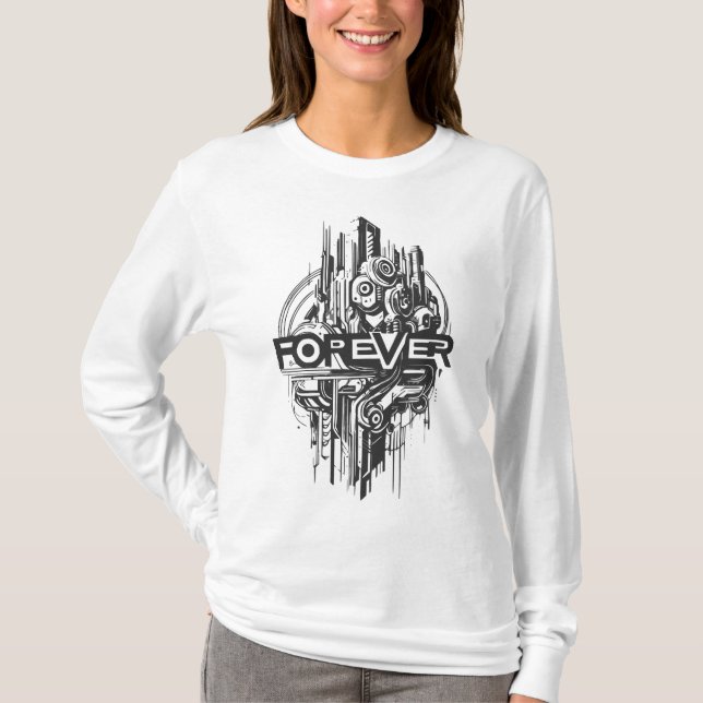 Forever. Typography design  T-Shirt (Front)