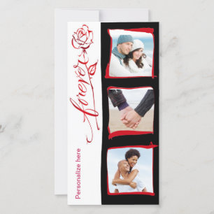 Forever Valentine's Anniversary Photo Card