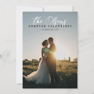 "Forever Valentines" Valentine's Day Photo Card