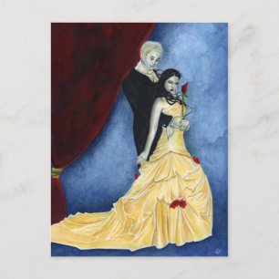 Forever vampire couple Postcard