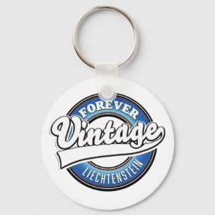 forever vintage liechtenstein logo key ring