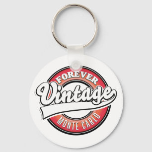 forever vintage monte carlo logo key ring