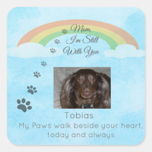 Forever Walking Beside You Square Sticker