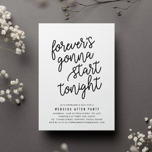 Forever Wedding After Party Invitation
