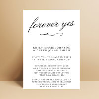 Forever Yes Romantic Intimate Courthouse Wedding 