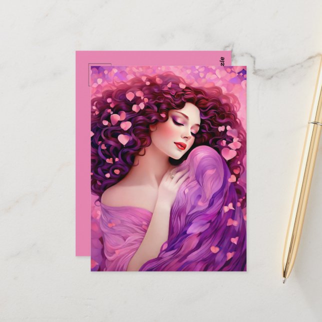 "Forever You" Galentine's Card (Front/Back In Situ)