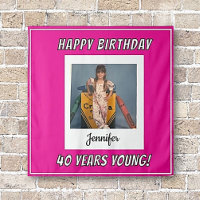Forever Young Vintage Photo Birthday