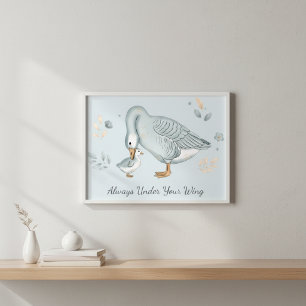 Forever Your Little Gosling Mother's Day Gift Poster