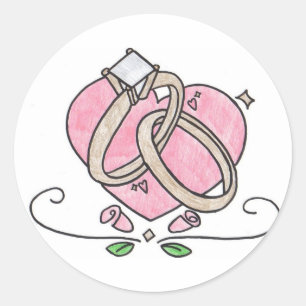 Forever yours. classic round sticker