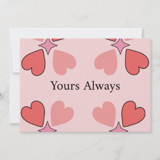 Forever Yours Love Coffee Cup Invitation