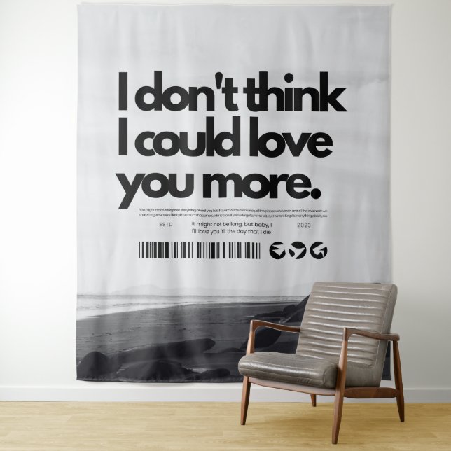 Forever Yours Poster Tapestry (In Situ)