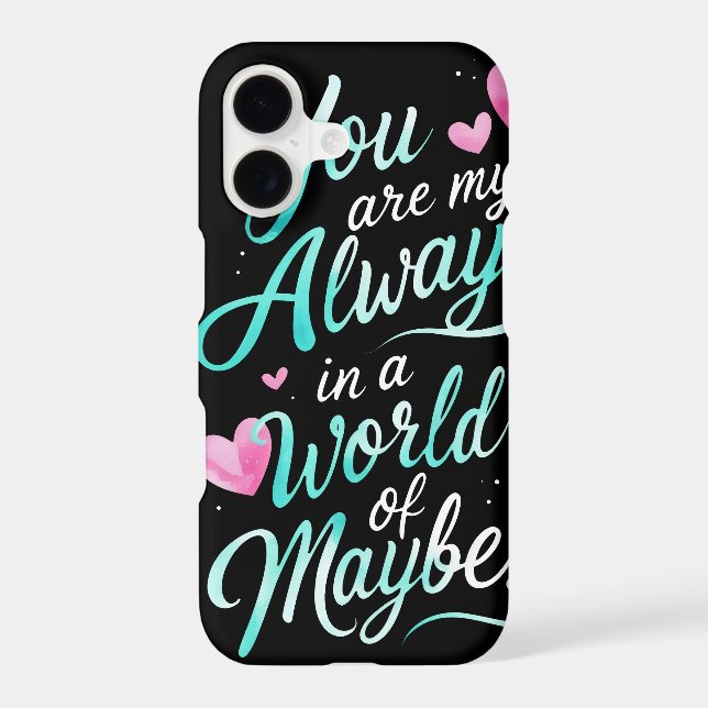 Forever Yours" – Romantic Quote (Back)