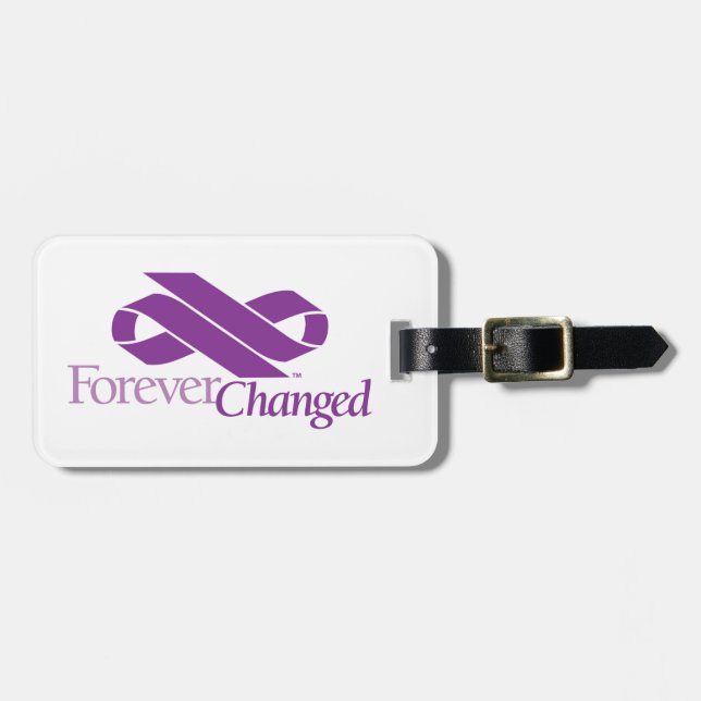 ForeverChanged luggage tag (Front Horizontal)
