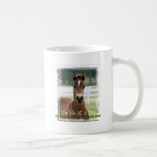 ForeverMorgans One Life at a Time Foal Coffee Mug (Right)