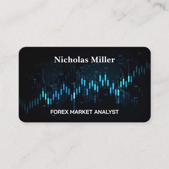 Forex Analyst Business Card (Front)