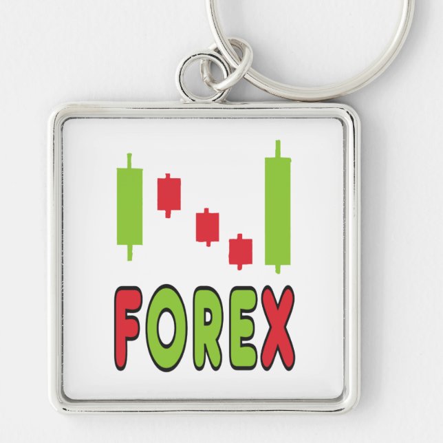 Forex FX Trading Key Ring (Front)