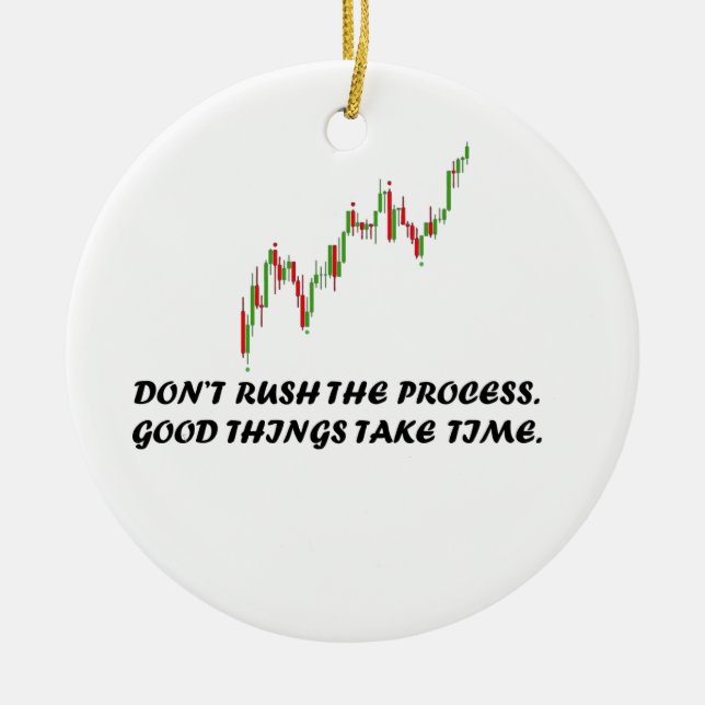 Forex Mentality Ceramic Ornament (Front)